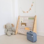 Stojak na Książki Recycled Gingham Beige / 3 Sprouts