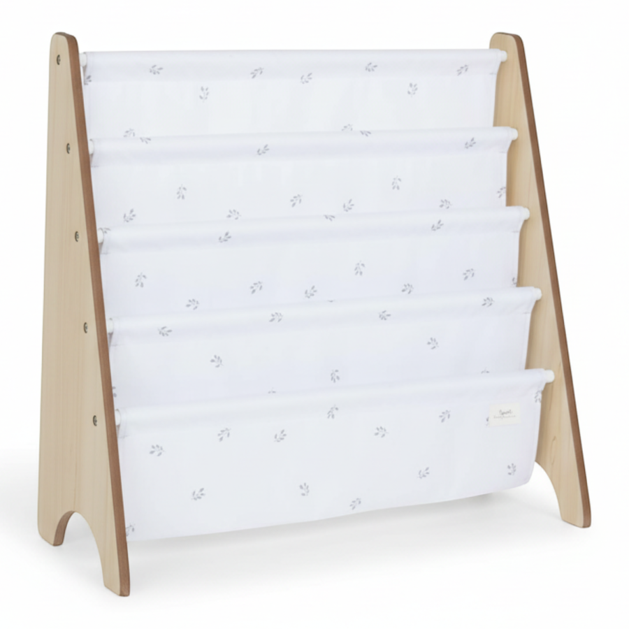 Stojak na Książki Recycled Blueberry Ivory / 3 Sprouts