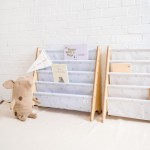 Stojak na Książki Recycled Blueberry Ivory / 3 Sprouts