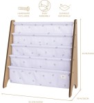 Stojak na Książki Recycled Blueberry Mist / 3 Sprouts