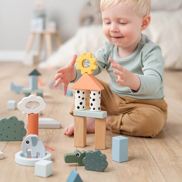 Zestaw Klocków do Zabawy 34 szt. Deer Friends / Done by Deer