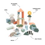 Zestaw Klocków do Zabawy 34 szt. Deer Friends / Done by Deer