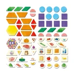 Magnetyczna gra edukacyjna - Kształty / mierEdu