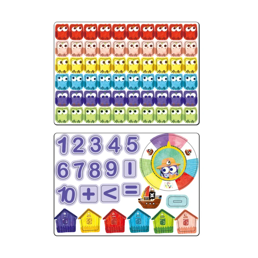 Magnetyczna gra edukacyjna - Kształty / mierEdu