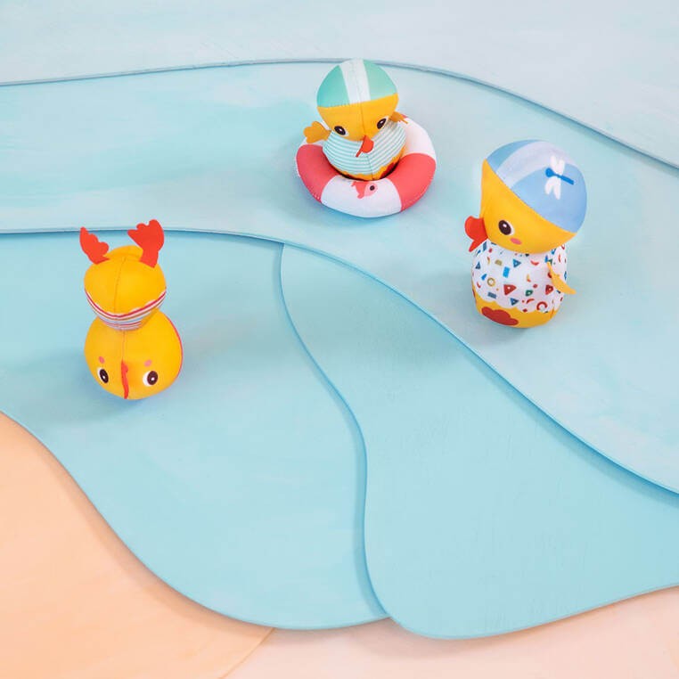 3 kaczuszki do kąpieli Nauka pływania 9 m+ / Lilliputiens