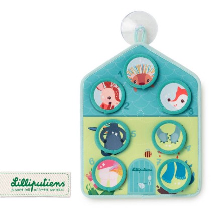 Edukacyjna mata do wanny "Myję się" 18 m+ / Lilliputiens