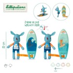 Magiczna przytulanka do kąpieli surfer Smok Joe 12 m+ / Lilliputiens