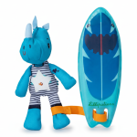 Magiczna przytulanka do kąpieli surfer Nosorożec Marius 12 m+ / Lilliputiens