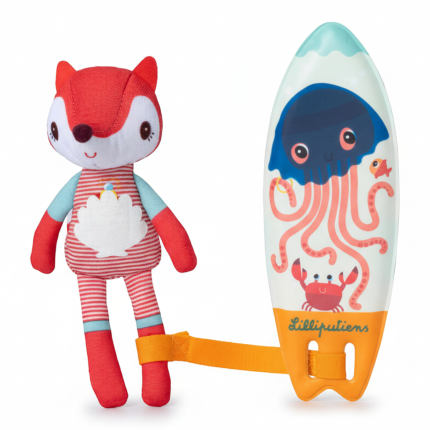 Magiczna przytulanka do kąpieli surfer Lisiczka Alice 12 m+ / Lilliputiens