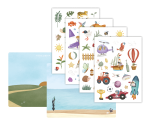 Naklejki na okno Jim & friends / Little Dutch