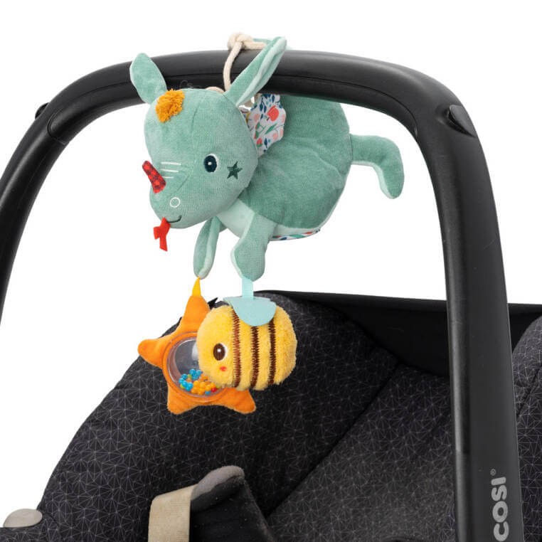 Wielofunkcyjna przytulanka do powieszenia Smok Joe 3 m+ / Lilliputiens