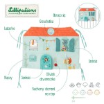 Miękka tablica aktywizująca do zabawy Domek Sarenki Stelli i Smoka Joe 3 m+ / Lilliputiens