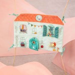 Miękka tablica aktywizująca do zabawy Domek Sarenki Stelli i Smoka Joe 3 m+ / Lilliputiens