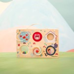 Drewniana tablica manipulacyjna walizka Czerwony kapturek 12 m+ / Lilliputiens