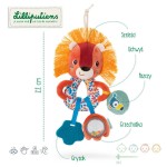 Grzechotka wielofunkcyjna Lew Jack 3 m+ / Lilliputiens