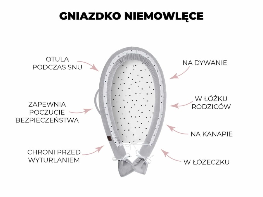 Gniazdko niemowlęce kokon Feel Safari / Sleepee
