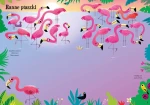 Lubię naklejać. Flamingi / Wydawnictwo Wilga