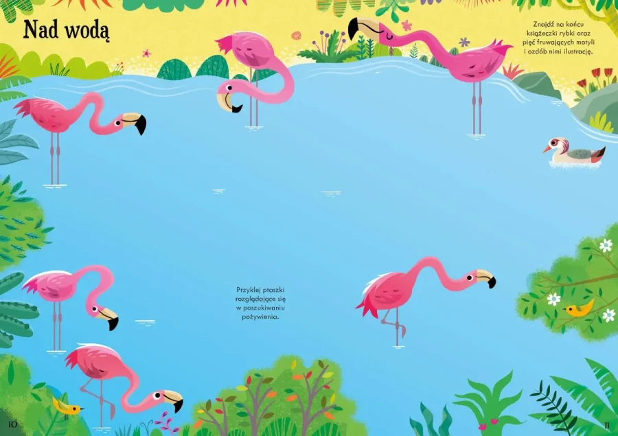 Lubię naklejać. Flamingi / Wydawnictwo Wilga