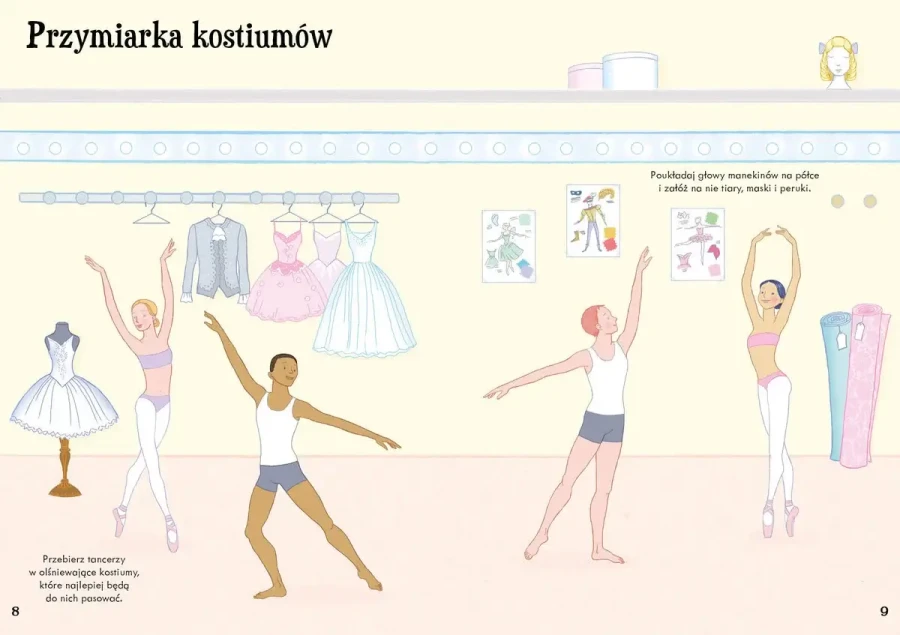 Lubię naklejać. Balet / Wydawnictwo Wilga