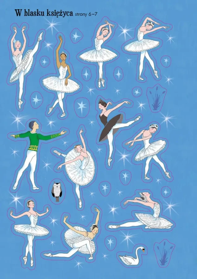 Lubię naklejać. Balet / Wydawnictwo Wilga