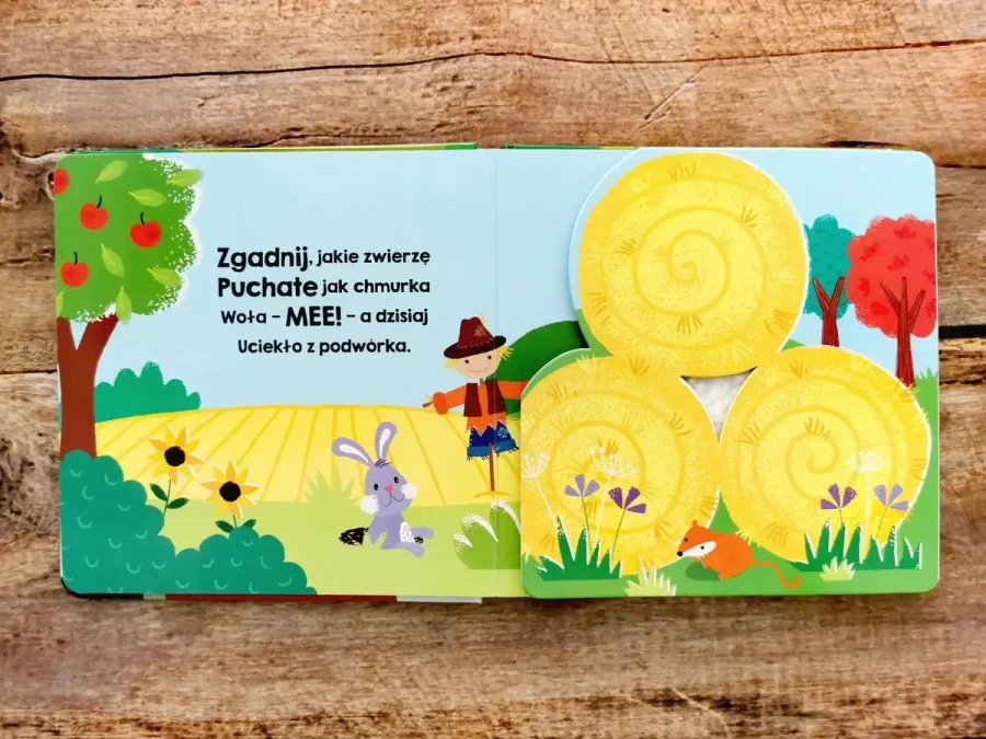 Zwierzęta na wsi. Akademia mądrego dziecka. Dotykam, zgaduję / HarperCollins