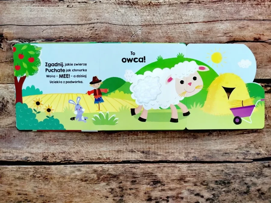 Zwierzęta na wsi. Akademia mądrego dziecka. Dotykam, zgaduję / HarperCollins