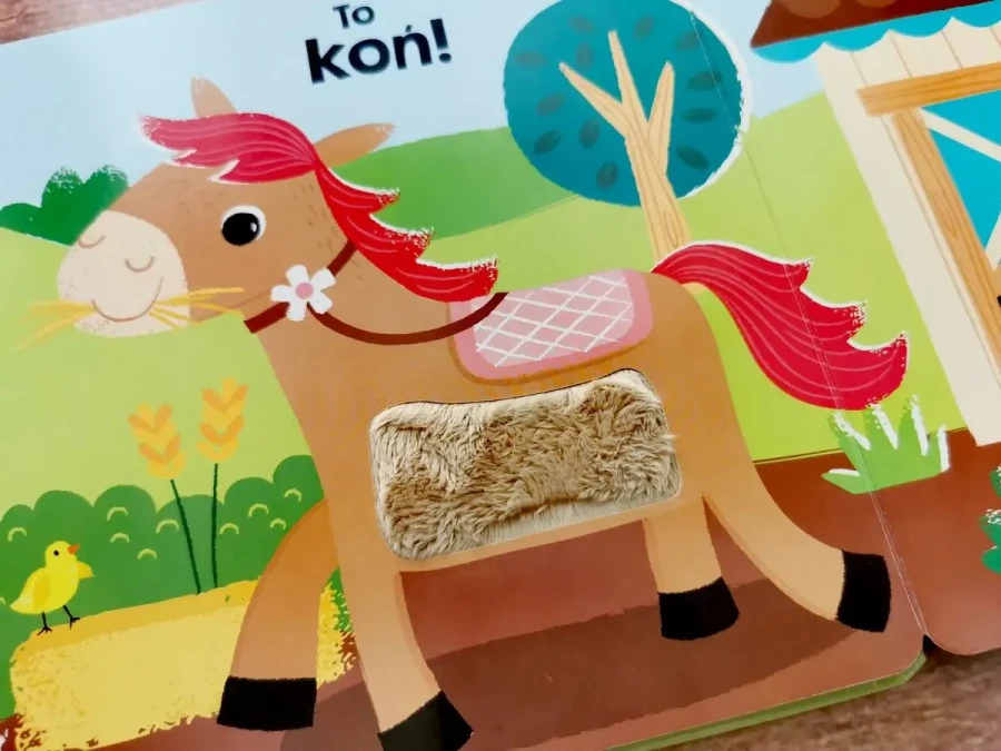 Zwierzęta na wsi. Akademia mądrego dziecka. Dotykam, zgaduję / HarperCollins