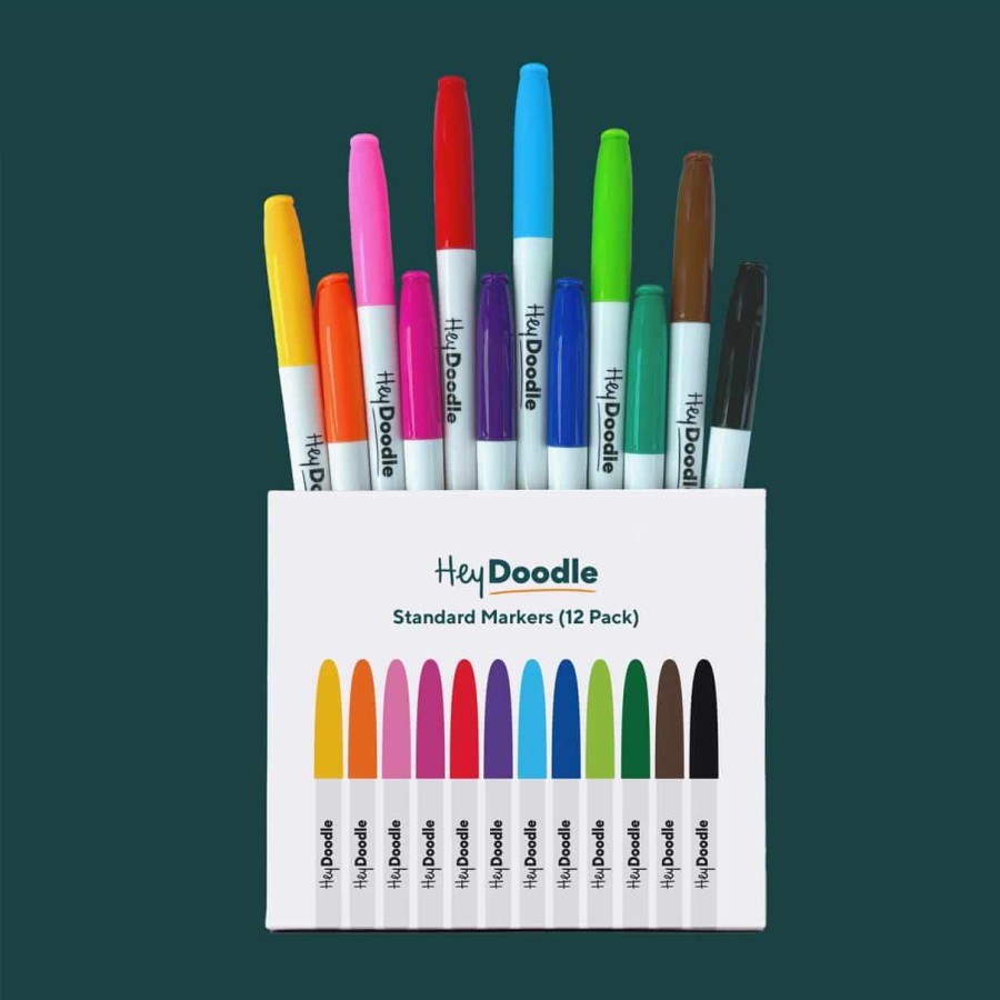 Flamastry do silikonowej Maty HeyDoodle