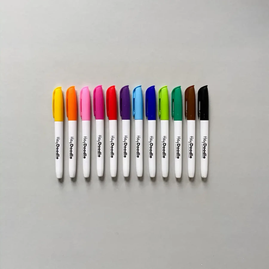 Flamastry do silikonowej Maty HeyDoodle