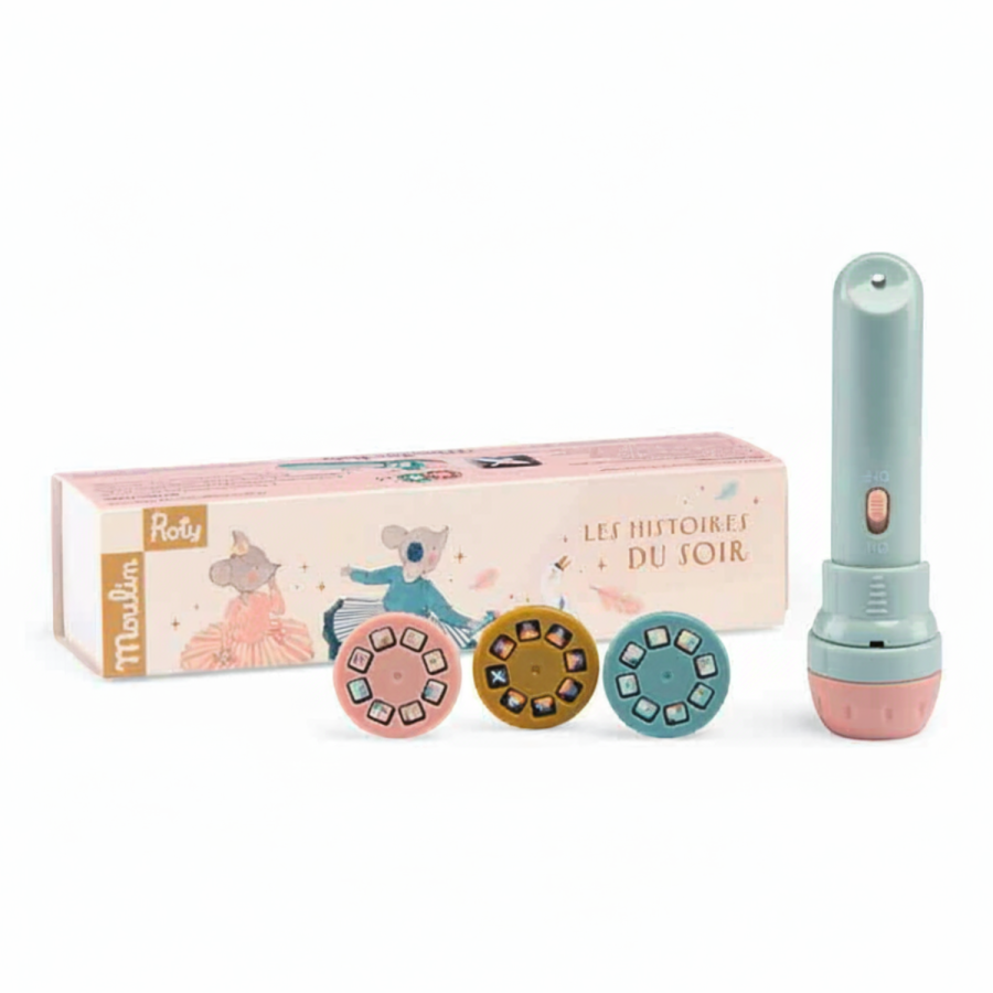 Latarka - projektor MAŁA SZKOŁA TAŃCA / Moulin Roty