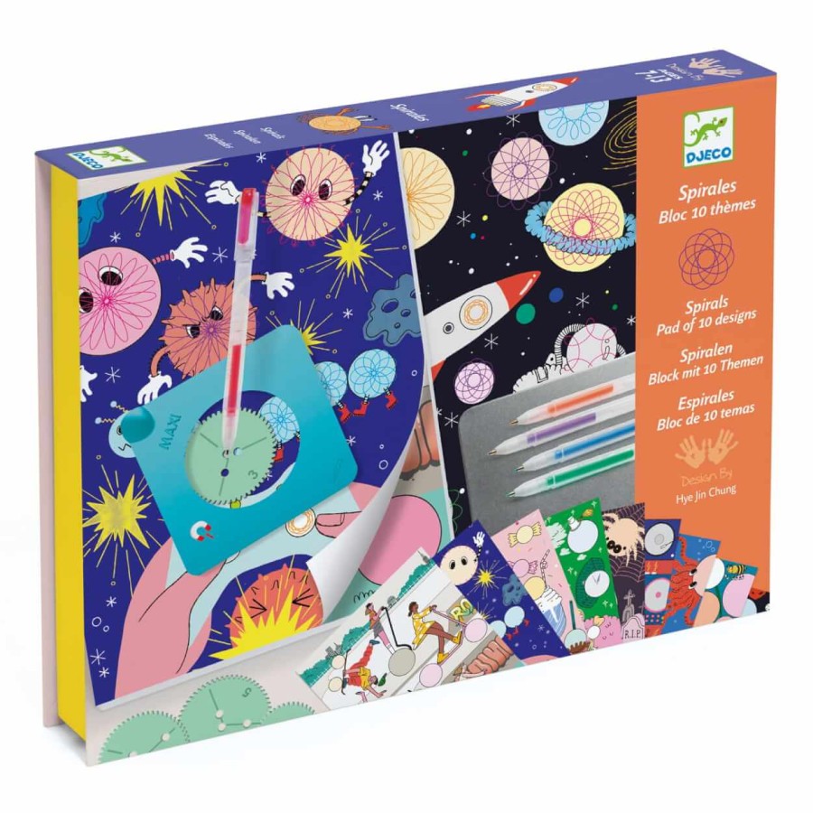 Zestaw artystyczny SPIRALE MOTYWY / Djeco