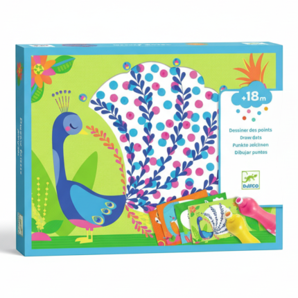 Zestaw z markerami stempelkowymi PAW / Djeco