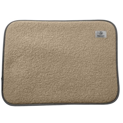 Płaska poduszka z wełny merino BEŻOWA / Simple Wool