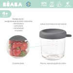 Pojemnik słoiczkek szklany z zamknięciem 250 ml Mineral / Beaba