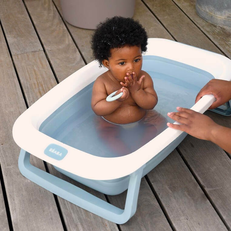Składana wanienka Eazy Pop Camélé'O Bleu baltique / Beaba