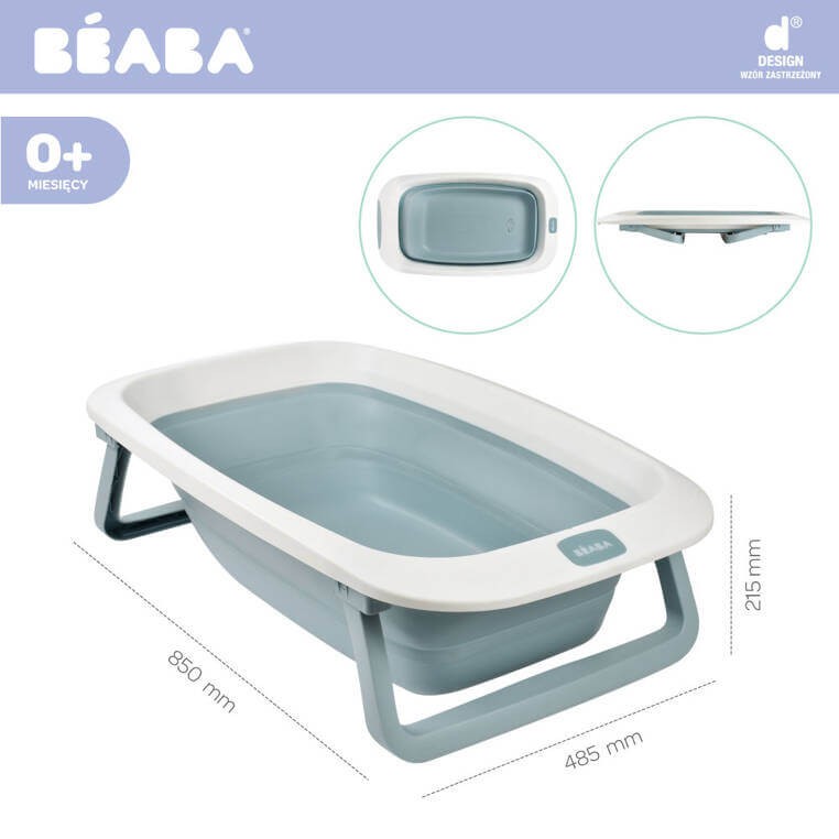 Składana wanienka Eazy Pop Camélé'O Bleu baltique / Beaba