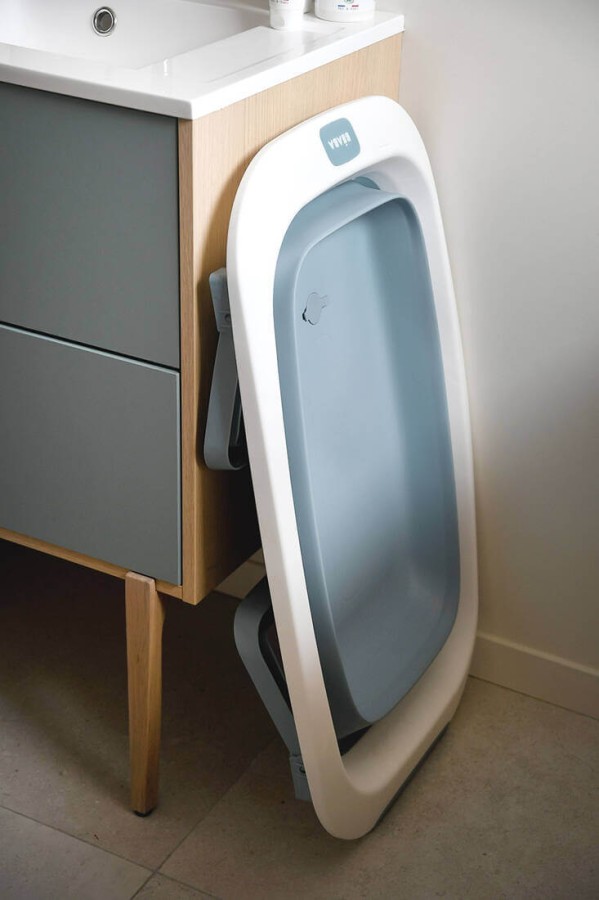 Składana wanienka Eazy Pop Camélé'O Bleu baltique / Beaba