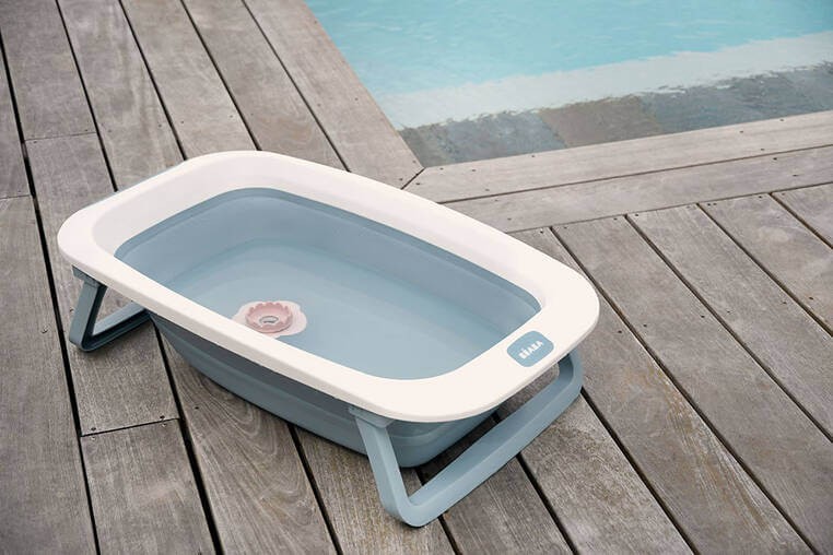 Składana wanienka Eazy Pop Camélé'O Bleu baltique / Beaba