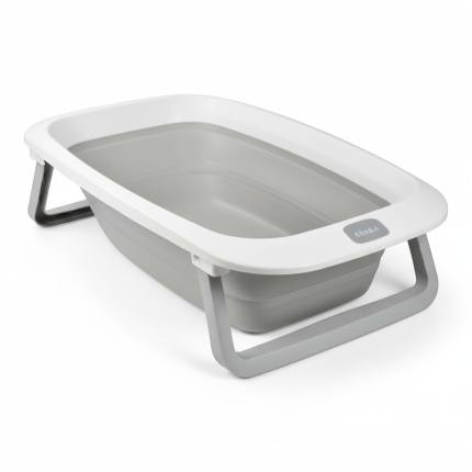Składana wanienka Eazy Pop Camélé'O Gris velours / Beaba