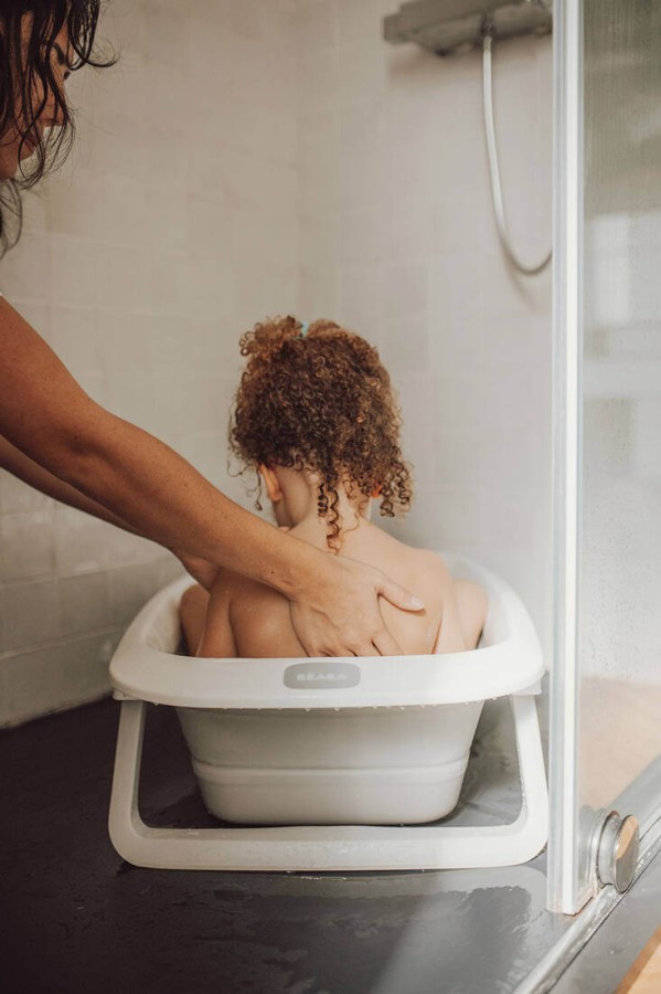 Składana wanienka Eazy Pop Camélé'O Gris velours / Beaba