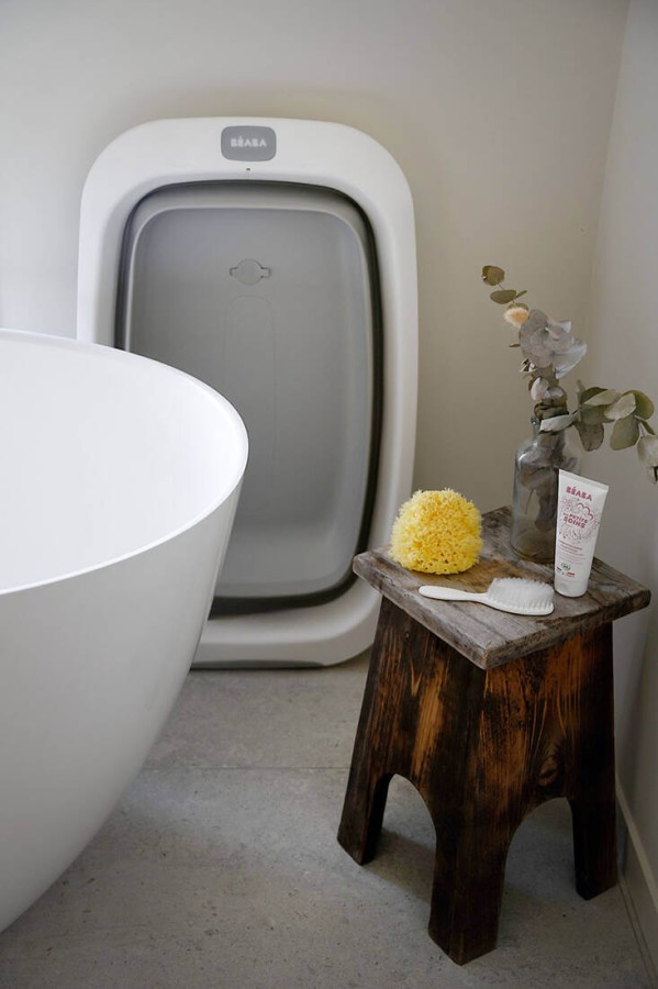 Składana wanienka Eazy Pop Camélé'O Gris velours / Beaba