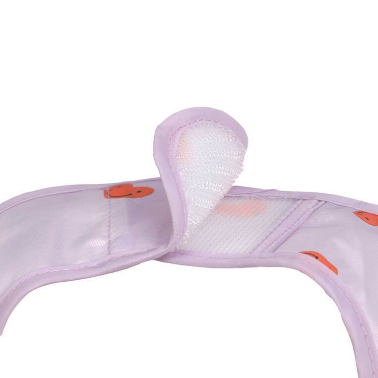 Zestaw śliniaków wodoodpornych 6m+ Happy Rascals Heart lavender / Lassig