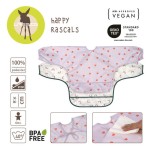 Zestaw śliniaków z długim rękawem 6m+ Happy Rascals Heart lavender / Lassig