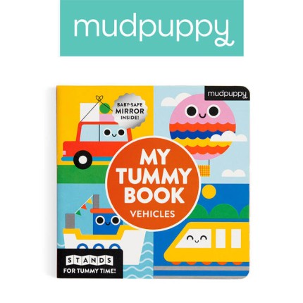 Kartonowa kontrastowa dwustronna książeczka harmonijka Pojazdy 0+ / Mudpuppy
