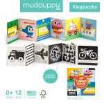 Kartonowa kontrastowa dwustronna książeczka harmonijka Pojazdy 0+ / Mudpuppy