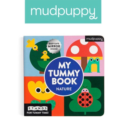 Kartonowa kontrastowa dwustronna książeczka harmonijka Natura 0+ / Mudpuppy