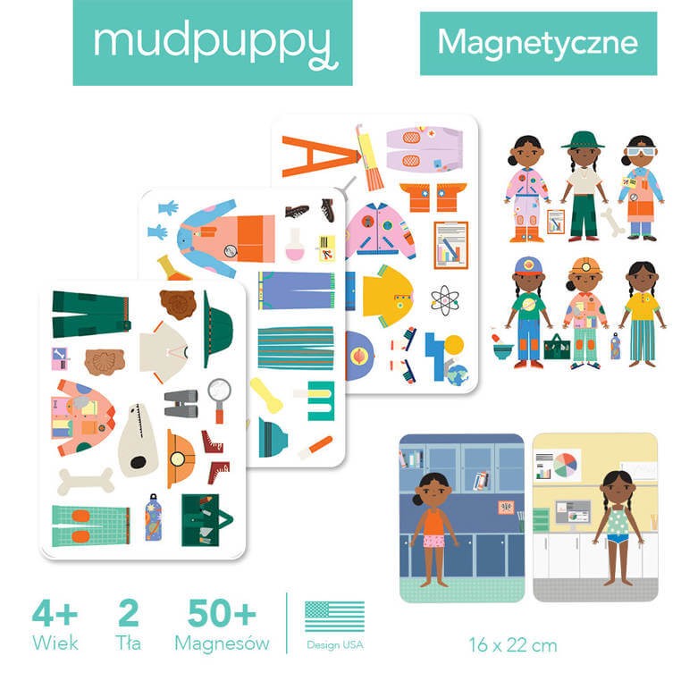 Magnetyczne postacie Mogę zostać... naukowcem! / Mudpuppy