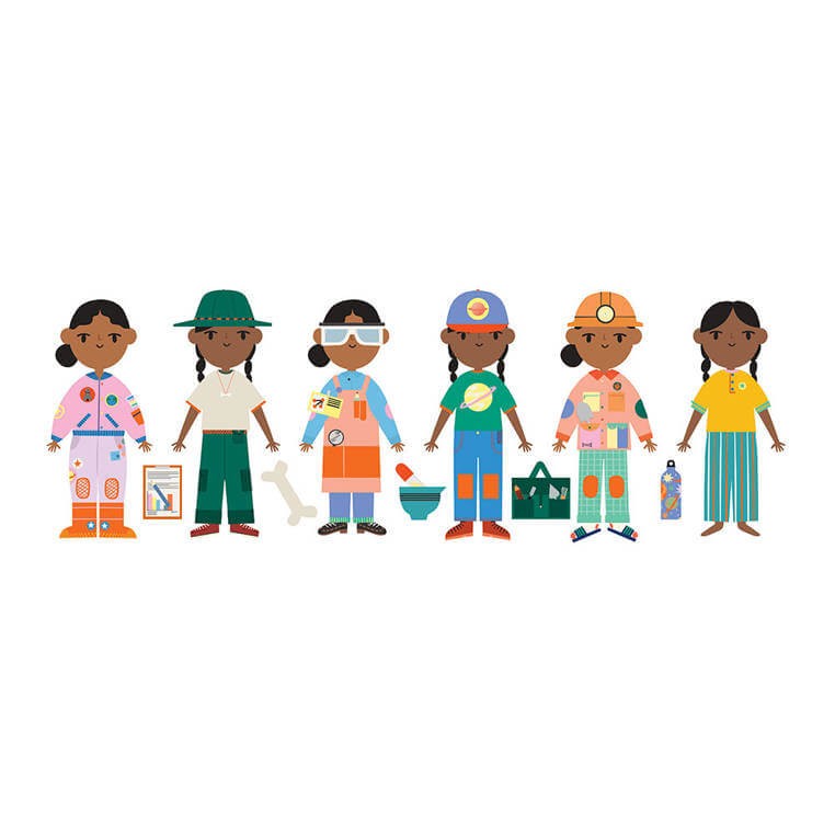 Magnetyczne postacie Mogę zostać... naukowcem! / Mudpuppy