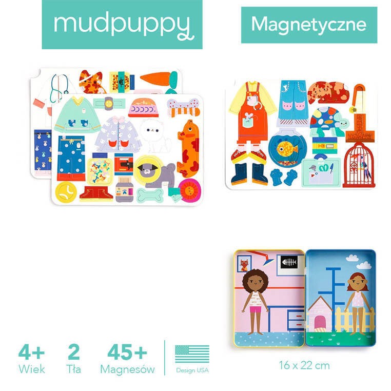 Magnetyczne postacie Mogę zostać... panią weterynarz! / Mudpuppy