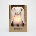 Moonie NATUR - szumiący króliczek z lampką - ROSE